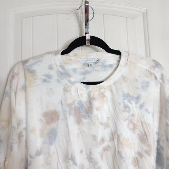 Young Fabulous Broke Womens Sweatshirt Juliette Tie Dye Pullover Crew Neck S - Picture 4 of 11
